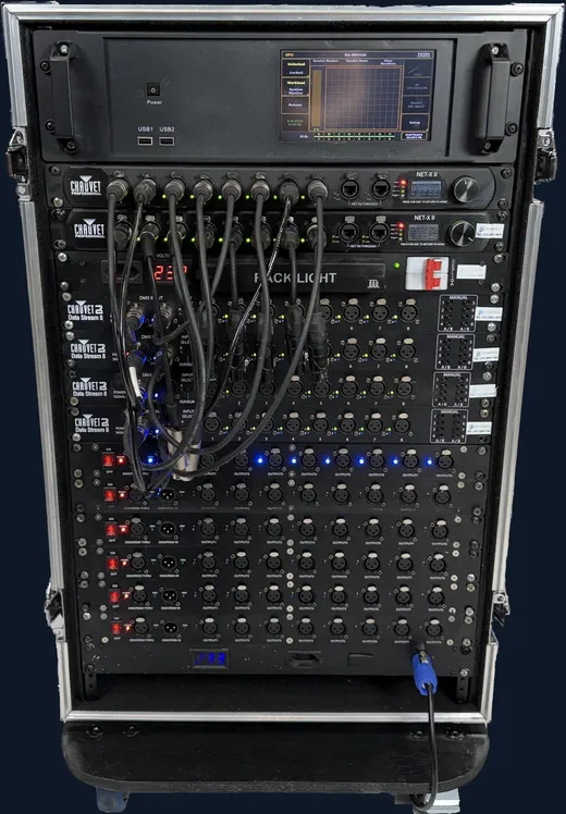 Rack MA NPU + Chauvet